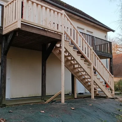 escalier menuiserie msf