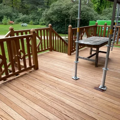 terrasse sur pilotis réalisation menuiserie msf
